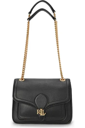 Ralph Lauren Taske, Dame, Sort, ONE SIZE, Uld, Bradley SM Skuldertaske Lille