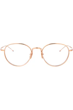 Thom Browne Tilbehør, unisex, Lyserød, 52 MM, Uld, Stilfulde Optiske Briller Kollektion