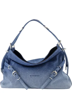 Givenchy Taske, Dame, Blå, ONE SIZE, Uld, Denim Skuldertaske Forår-Sommer 2025
