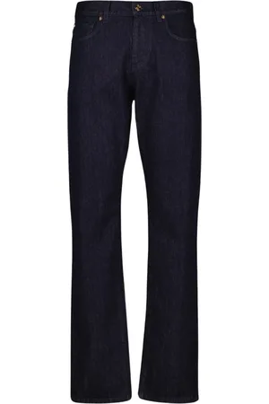 VERSACE Jeans, Herre, Blå, W32, Denim, Blå Rå Denim Jeans