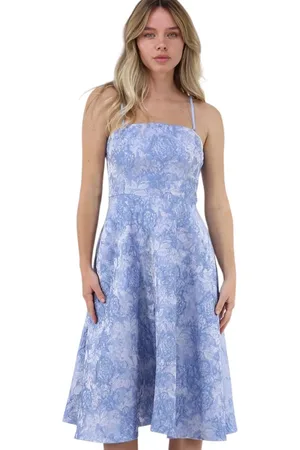Liu Jo Kjole, Dame, Blå, 2XS, Uld, Stilfuld blanding af polyester og elastan