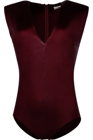 BLANCA Top, Dame, Rød, L, Polyester, Bordeaux Ærmeløs Latex Sweater Aw24