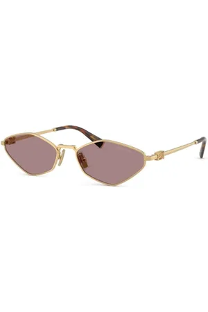 Miu Miu Tilbehør, Dame, Gul, 56 MM, Tyl, MU 56Zs 5Ak20I Solbriller