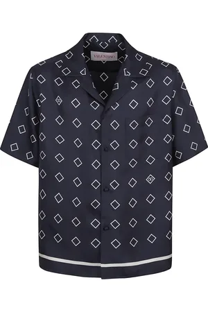 VALENTINO GARAVANI Skjorte, Herre, Blå, S, Bowling Skjorte