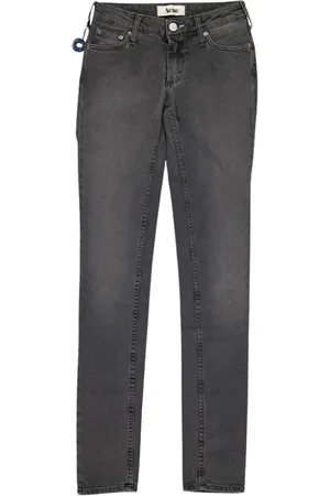 Acne Studios Jeans, Herre, Grå, W24, Denim, Slim Fit Denim Jeans i Vasket Grå