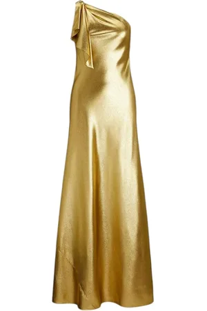 Ralph Lauren Kjole, Dame, Gul, 3XS, Polyester, 100% Polyester