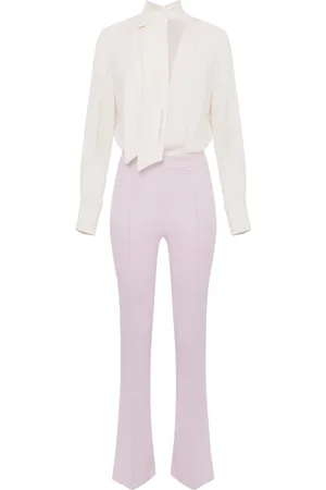 Elisabetta Franchi Jumpsuits & Playsuits, Dame, Flerfarvet, XL, Uld, Stilfuld 100%vi Kjole