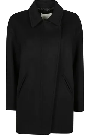 Isabel Marant Frakke, Dame, Sort, S, Uld, Stilfuld 3/4 Frakke