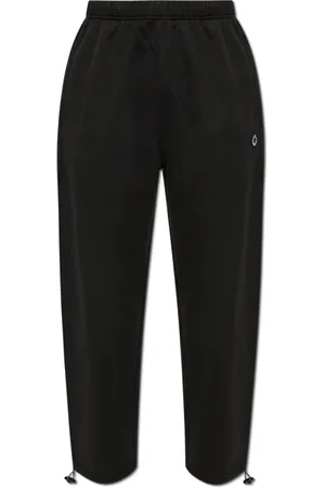 Kenzo Bukser, Dame, Sort, L, Bomuld, sweatpants med logo patch