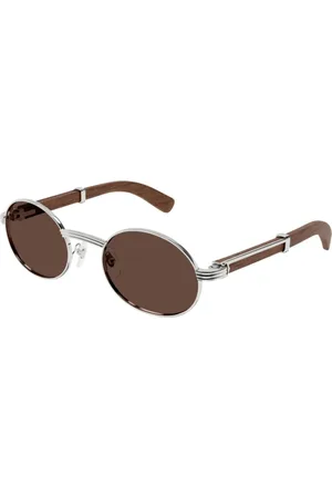 Cartier Tilbehør, unisex, Grå, ONE SIZE, Uld, Stilfulde solbriller til chic look