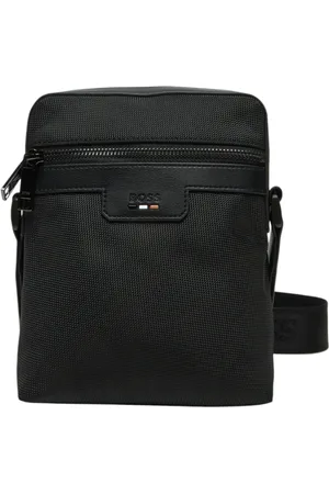 HUGO BOSS Taske, Herre, Sort, ONE SIZE, Nylon, Sort Nylon Crossbody Taske