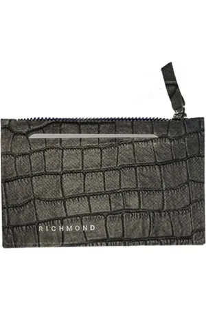 John Richmond Tilbehør, unisex, Sort, ONE SIZE, Læder, Wallets Cardholders