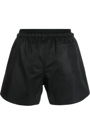 OFF-WHITE Badetøj, Herre, Sort, M, Polyester, Logo Band Swim Shorts