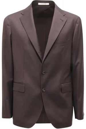 TAGLIATORE Jakke, Herre, Brun, 2XL, L6474 Abito Wool Super 110