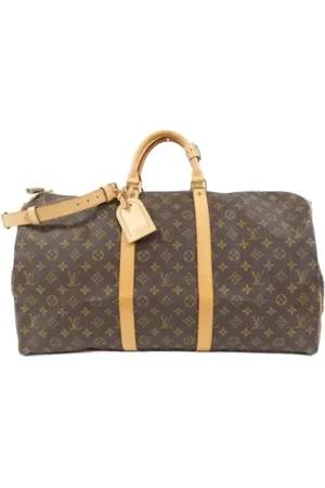 LOUIS VUITTON Pre-owned, unisex, Brun, ONE SIZE, Uld, Pre-owned canvas tasker