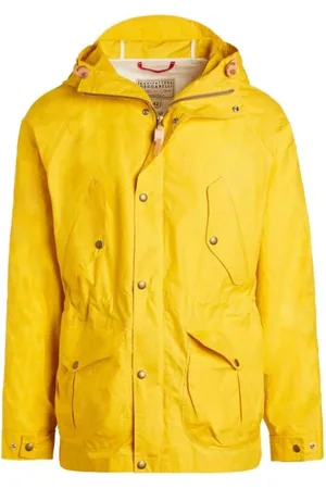 MANIFATTURA CECCARELLI Jakke, Herre, Gul, 2XL, Bomuld, Vokset Bomuld All Season Jakke Gul