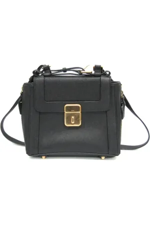 Chloé Pre-owned, Dame, Sort, ONE SIZE, Uld, Pre-owned Laeder skuldertasker