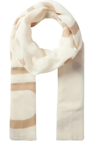 Calvin Klein Tilbehør, Dame, , ONE SIZE, Bomuld, Fed Logo Bomuld Hamp Tørklæde