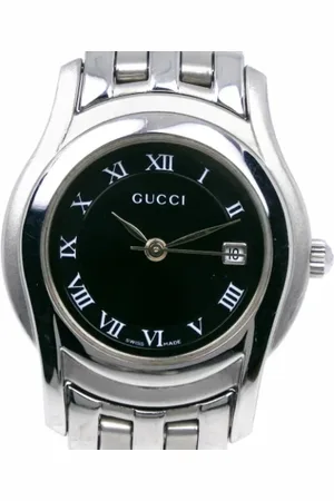 Gucci Pre-owned, Dame, Sort, ONE SIZE, Tyl, Pre-owned Glas watches