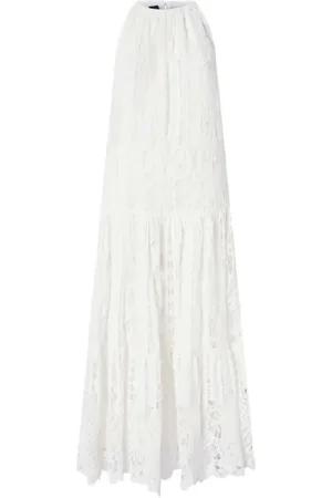 Pinko Kjole, Dame, Hvid, S, Bomuld, Elegant Bomuldskjole