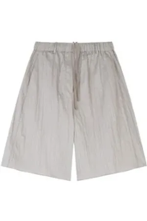 TELA Shorts, Dame, , 2XS, Bomuld, Præget bomuld Bermuda shorts