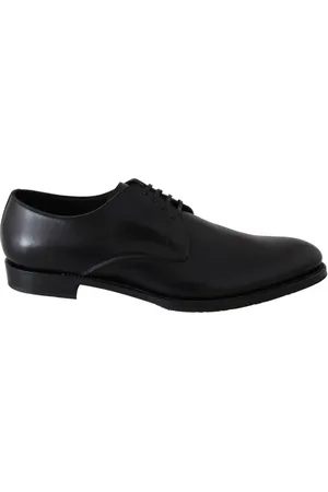 Dolce & Gabbana Sko, Herre, Sort, 40 1/2 EU, Læder, Elegant Læder Derbykjolesko