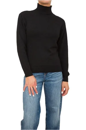 Armani Exchange Strik, Dame, Sort, XS, Uld, Sort Pullover Sweater