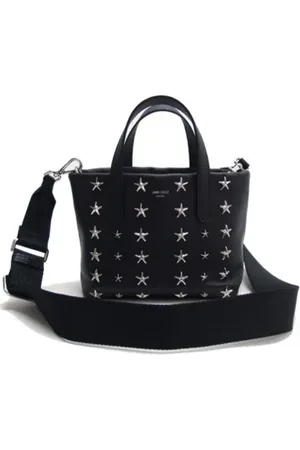 Jimmy Choo Pre-owned, Dame, Sort, ONE SIZE, Uld, Pre-owned Laeder skuldertasker