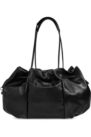 Emporio Armani Taske, Dame, Sort, ONE SIZE, Uld, Læder skuldertaske
