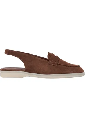 Scarosso Sko, Dame, Brun, 37 1/2 EU, Læder, Brun ruskind