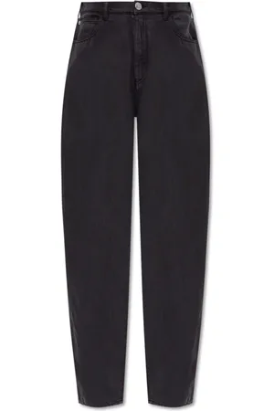 Emporio Armani Jeans, Dame, Blå, W31, Højtaljede bukser