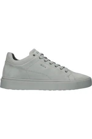 Blackstone Sko, Herre, Grå, 40 EU, Læder, Ultimate Grey Sneaker (mid)