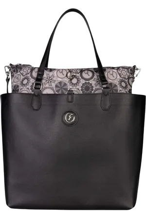 Gattinoni Taske, Dame, Sort, ONE SIZE, Vendbar Dobbelt Håndtag PVC Taske
