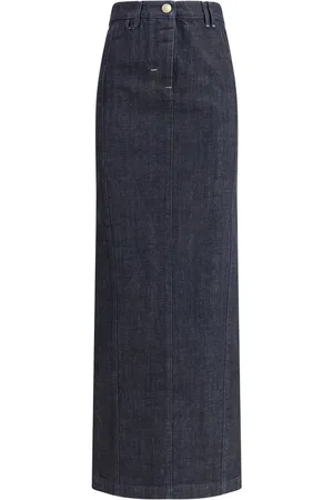 Jacquemus Nederdel, Dame, Blå, W26, Denim, Denim Blyant Nederdel La Jupe De-nÎmes
