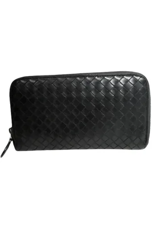 Bottega Veneta Pre-owned, unisex, Sort, ONE SIZE, Tyl, Pre-owned Laeder punge