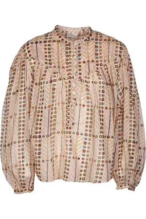 Isabel Marant Bluser & Skjorter, Dame, Flerfarvet, M, Beige Skjorter til Kvinder