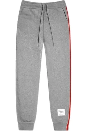 Thom Browne Bukser, Herre, Grå, L, Bomuld, Klassiske Loopback Sweatpants