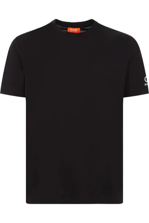 sunseeker Top, Herre, Sort, 2XL, Bomuld, Sort Bomuld T-shirt med Logo Detaljer