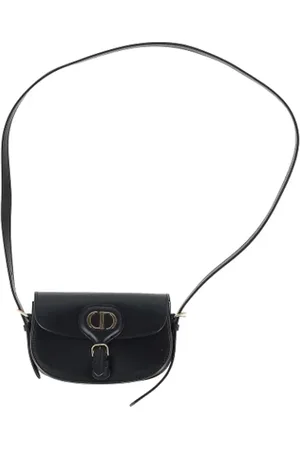 Dior Pre-owned, Dame, Sort, ONE SIZE, Uld, Pre-owned Laeder dior-tasker