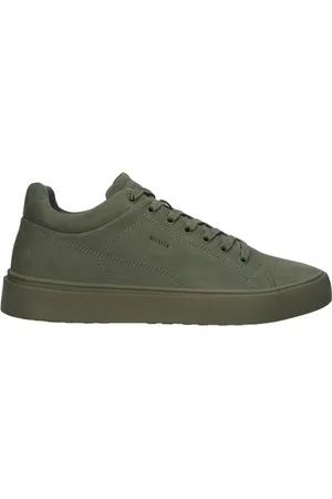 Blackstone Sko, Herre, Grøn, 45 EU, Læder, Crag Colton Sneaker (mid)