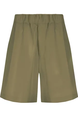 LANEUS Shorts, Herre, Grøn, S, Bomuld, Bomuld viddeben bermuda