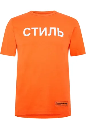 Heron Preston Top, Herre, , S, Bomuld, Ctnmb Logo T-Shirt /White
