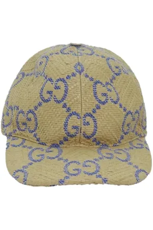 Gucci Pre-owned, Dame, , ONE SIZE, Tyl, Pre-owned Canvas hatte