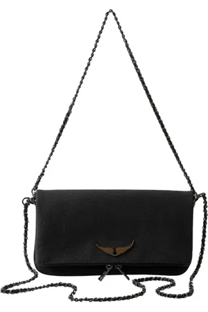 Zadig & Voltaire Taske, Dame, Sort, ONE SIZE, Læder, Python Læder Crossbody Taske