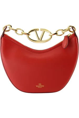 VALENTINO GARAVANI Taske, Dame, Rød, ONE SIZE, Uld, Rød VLogo Moon Hobo Taske