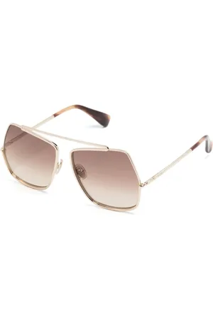 Max Mara Tilbehør, Dame, Gul, 58 MM, Tyl, Mm0102 32F Solbriller