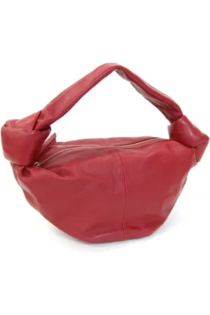 Bottega Veneta Pre-owned, Dame, Rød, ONE SIZE, Tyl, Pre-owned Laeder hndtasker