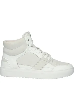 Blackstone Sko, Dame, Hvid, 38 EU, Nylon, High Top Sneakers