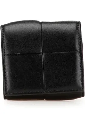 Bottega Veneta Pre-owned, Dame, Sort, ONE SIZE, Tyl, Pre-owned Laeder pouches