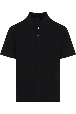 Givenchy Top, Herre, Sort, L, Bomuld, Sort T-shirt med polos